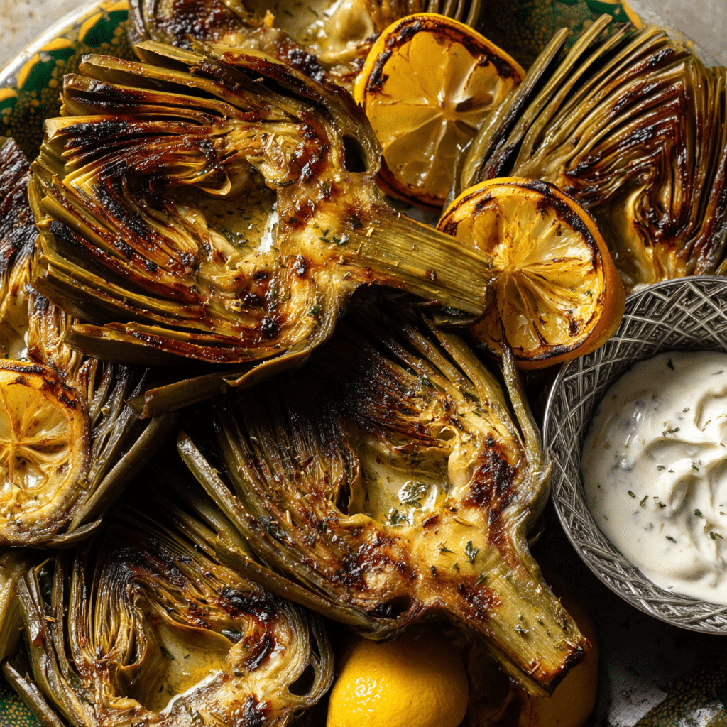 Grilled Artichoke Recipe with Magical Aioli
