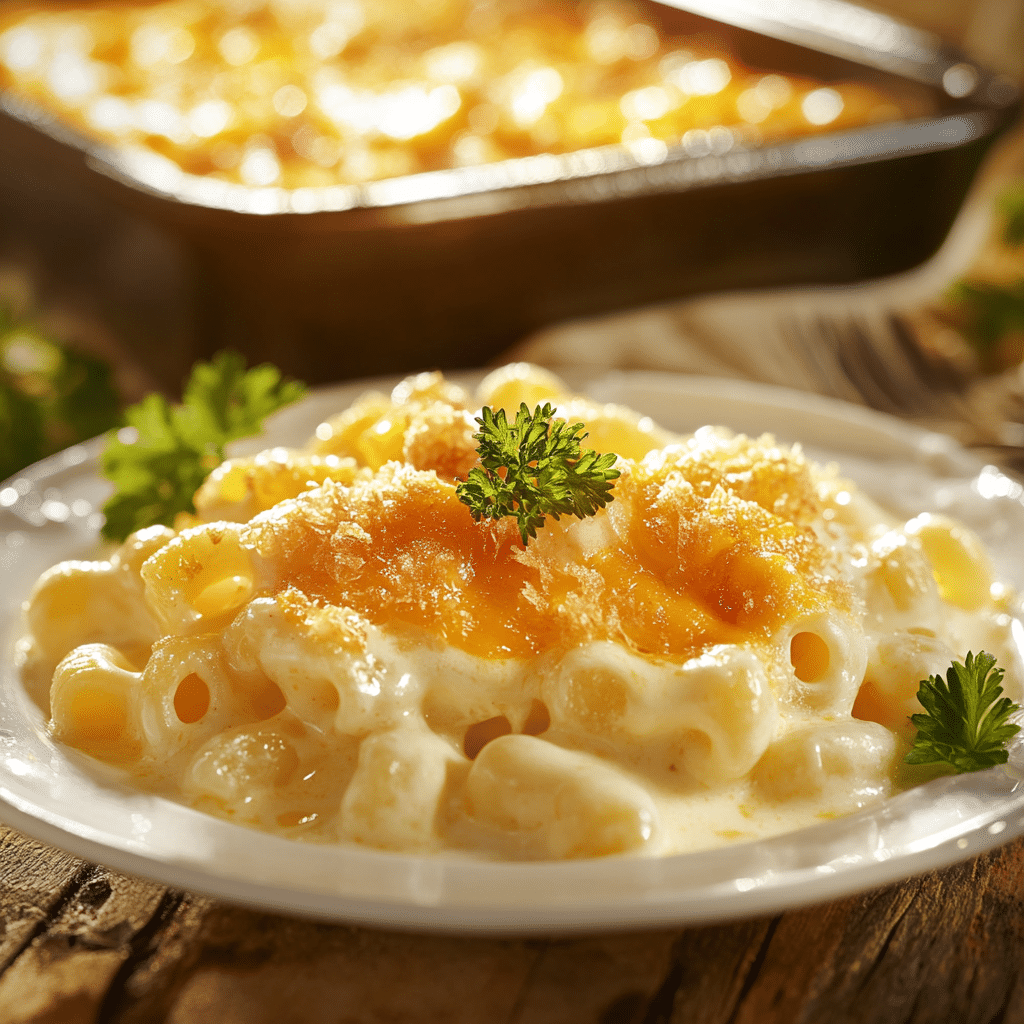 Baked Cauliflower Mac and Cheese