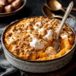Sweet Potato Casserole with Pecan Crumble