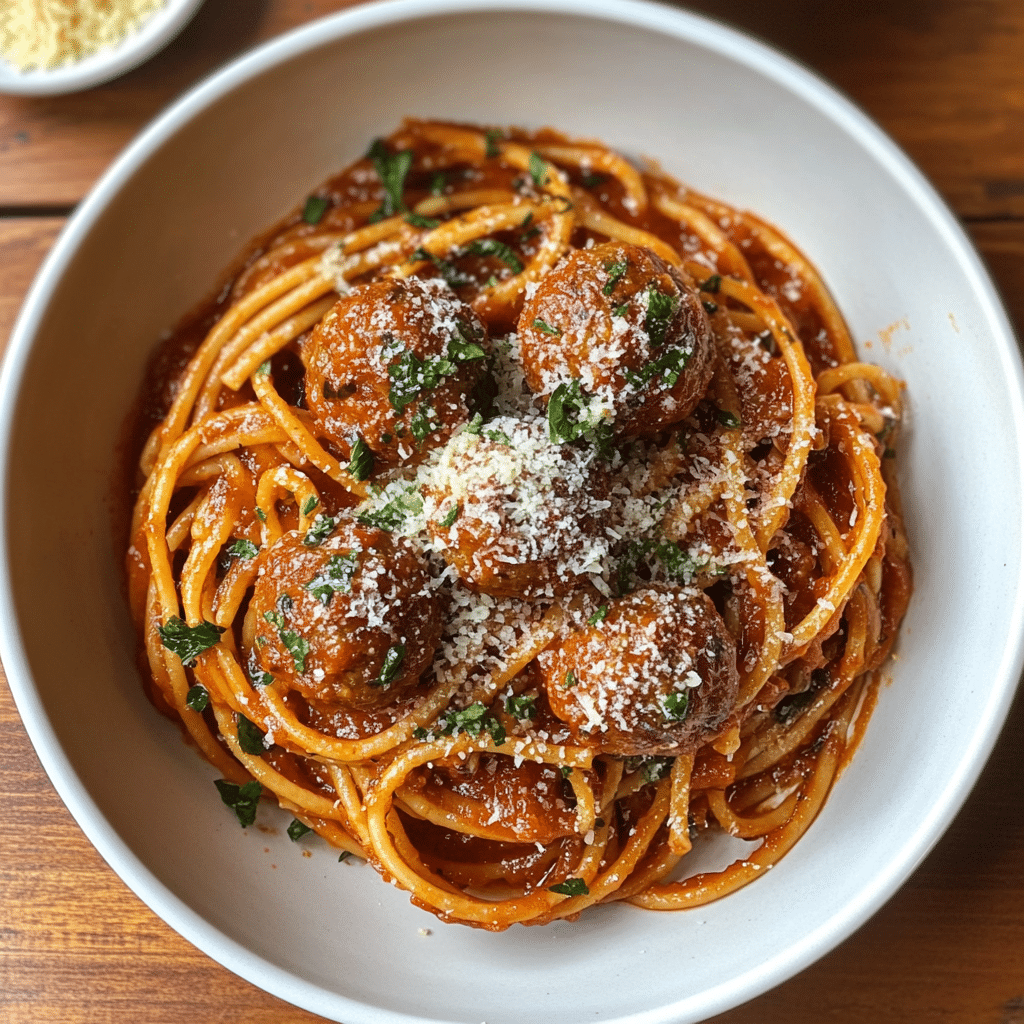 Spaghetti and Meatballs