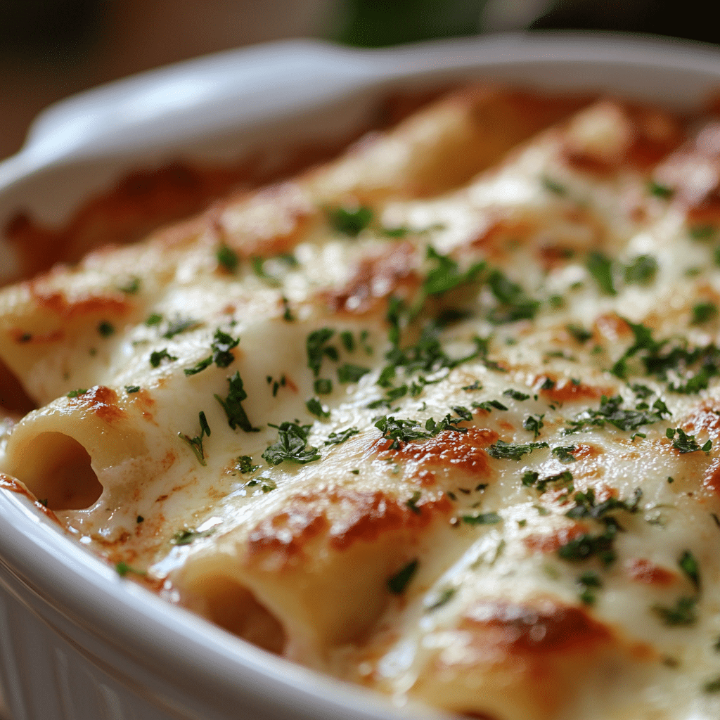 Easy Stuffed Manicotti