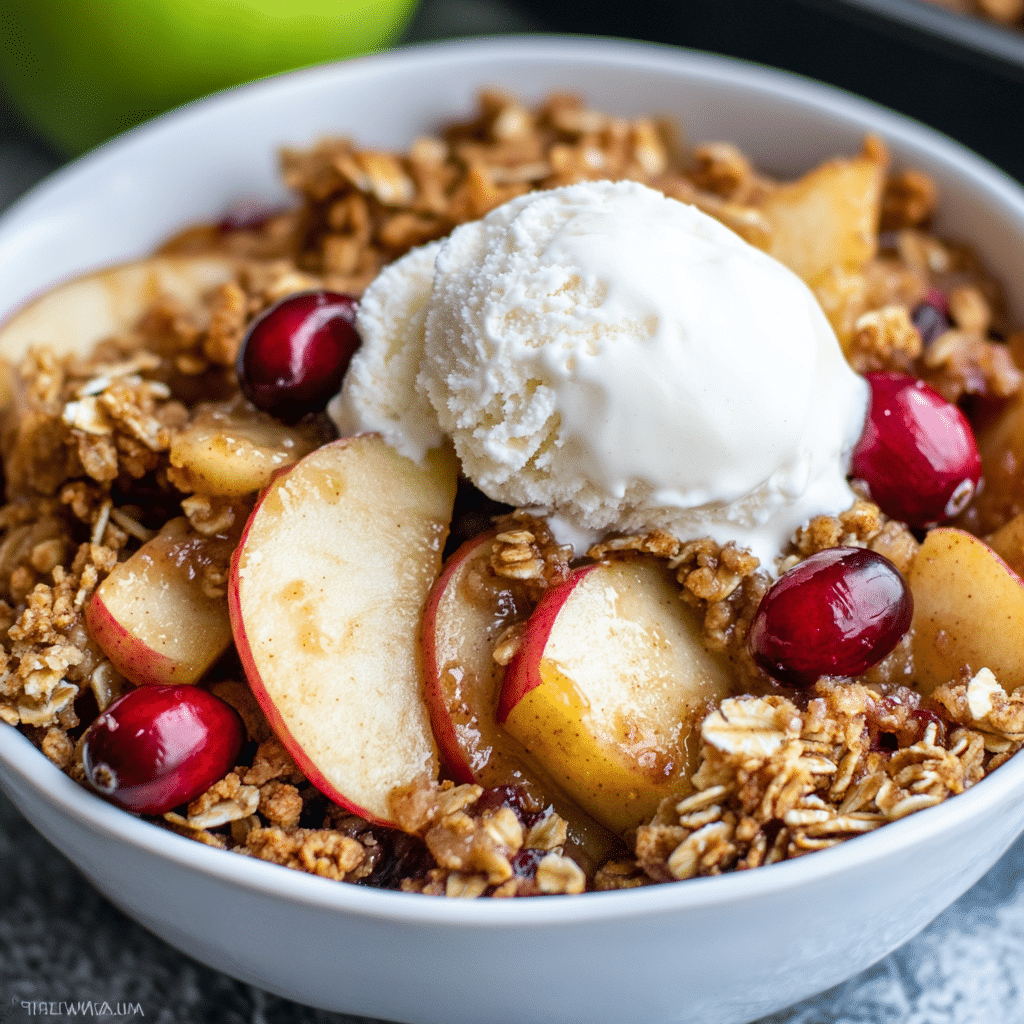 Cranberry Apple Crisp