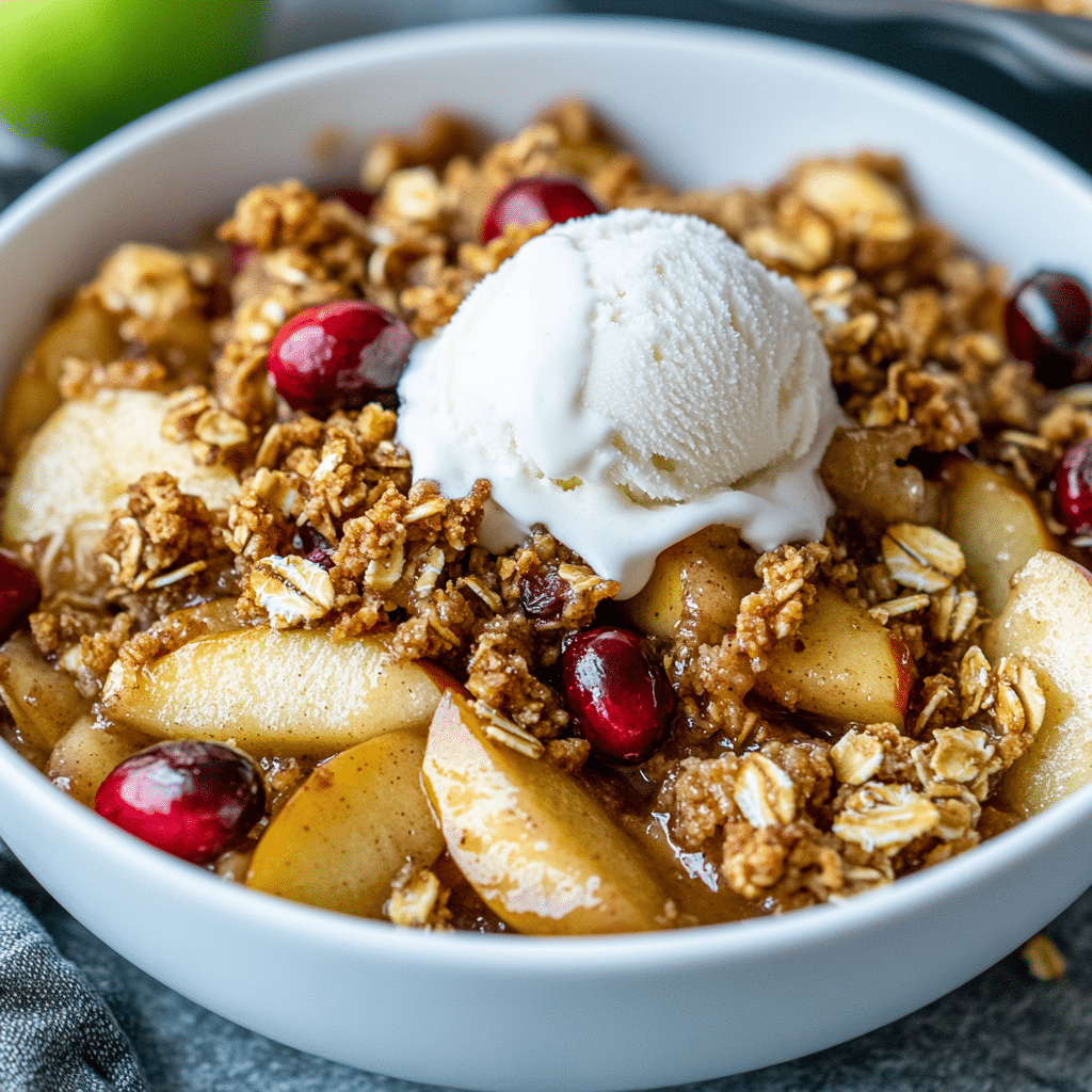 Cranberry Apple Crisp