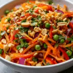 Chopped Thai Salad with Sesame Garlic Dressing