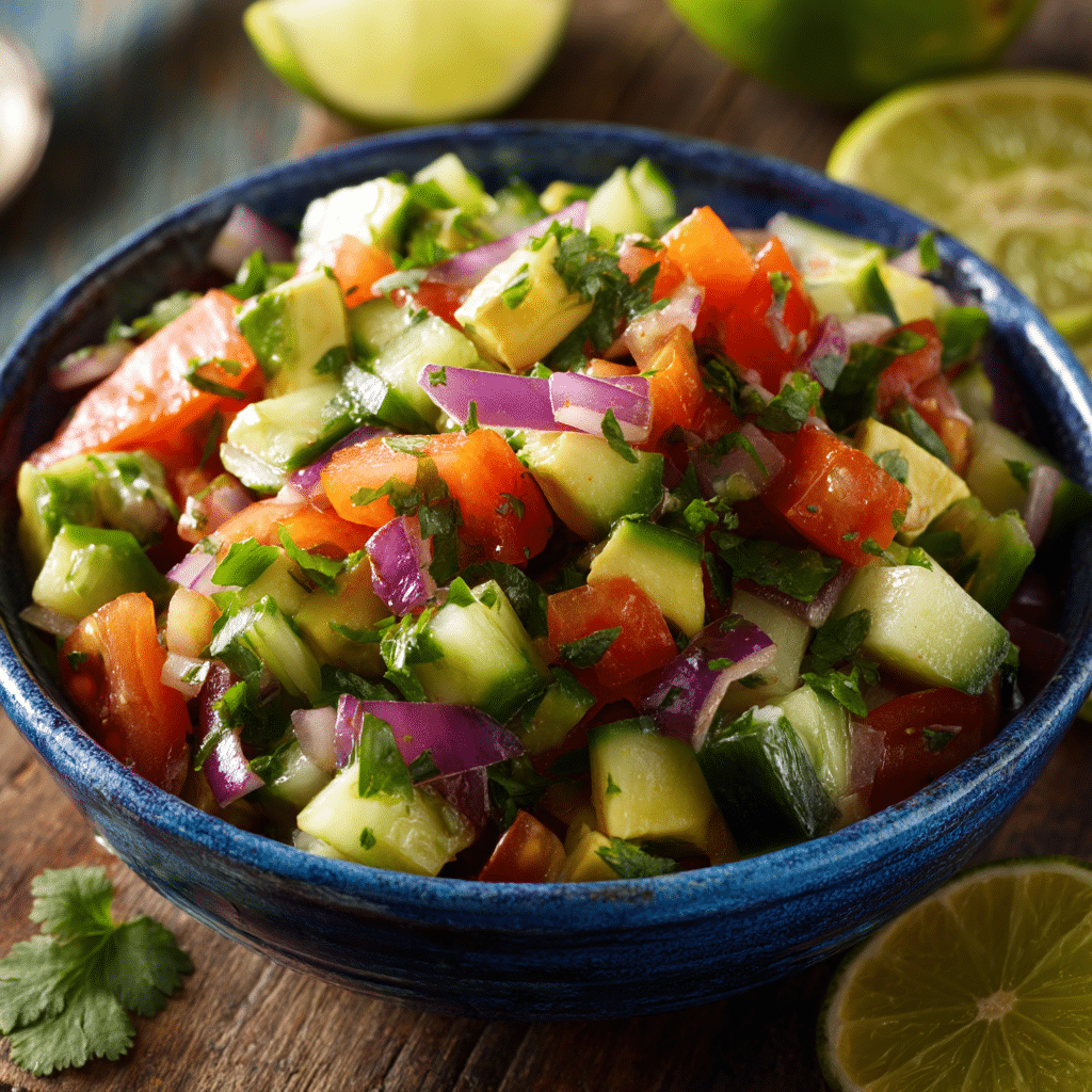 Easy Cucumber Avocado Salad