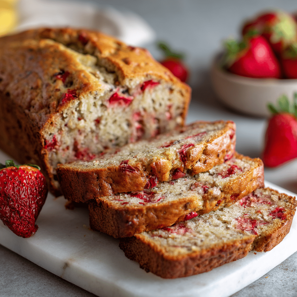 Strawberry Banana Bread