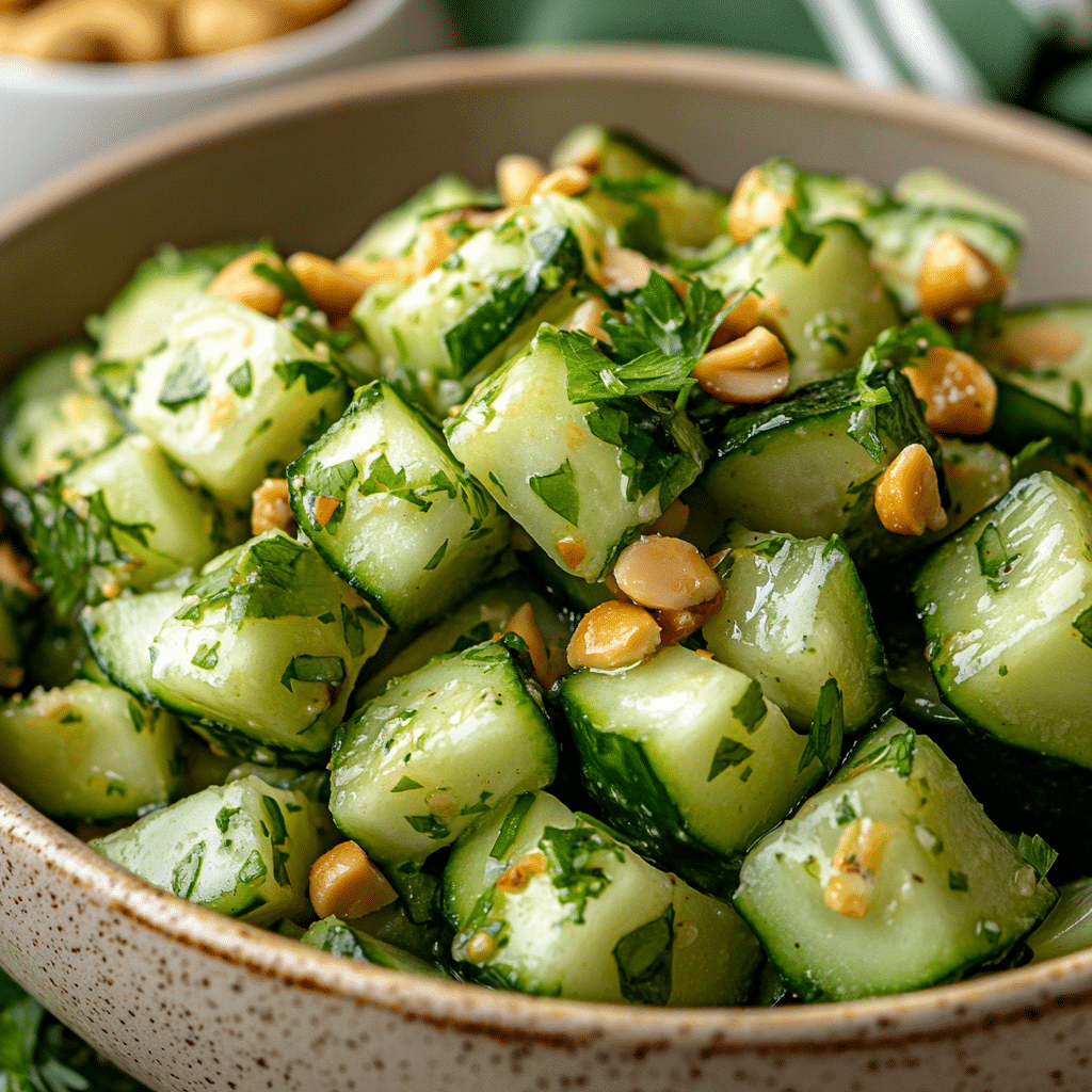 Cucumber Peanut Salad