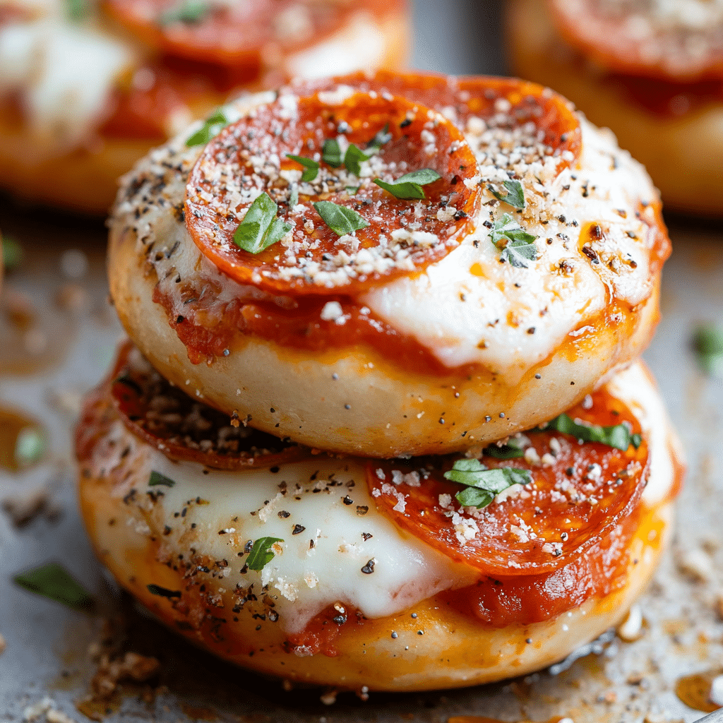 Quick and Easy Pizza Bagels