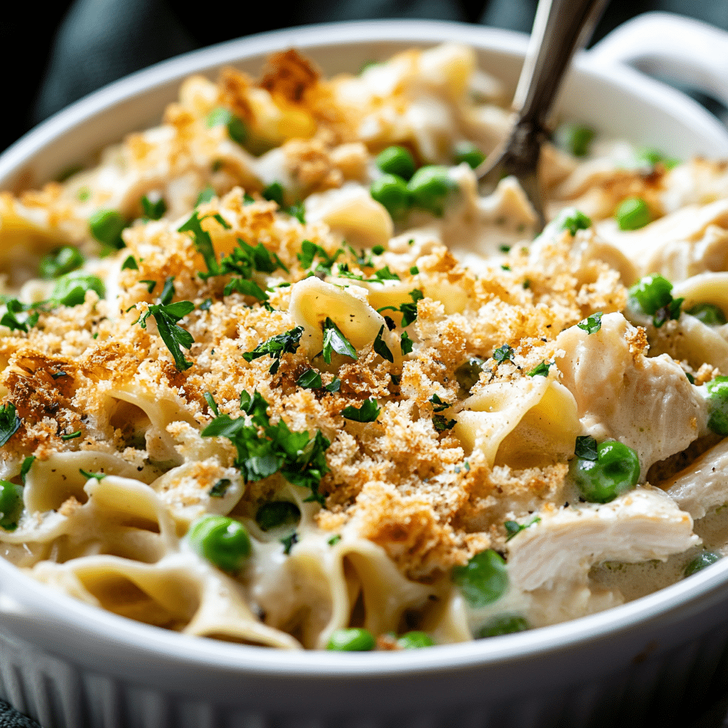 Easy Chicken Noodle Casserole