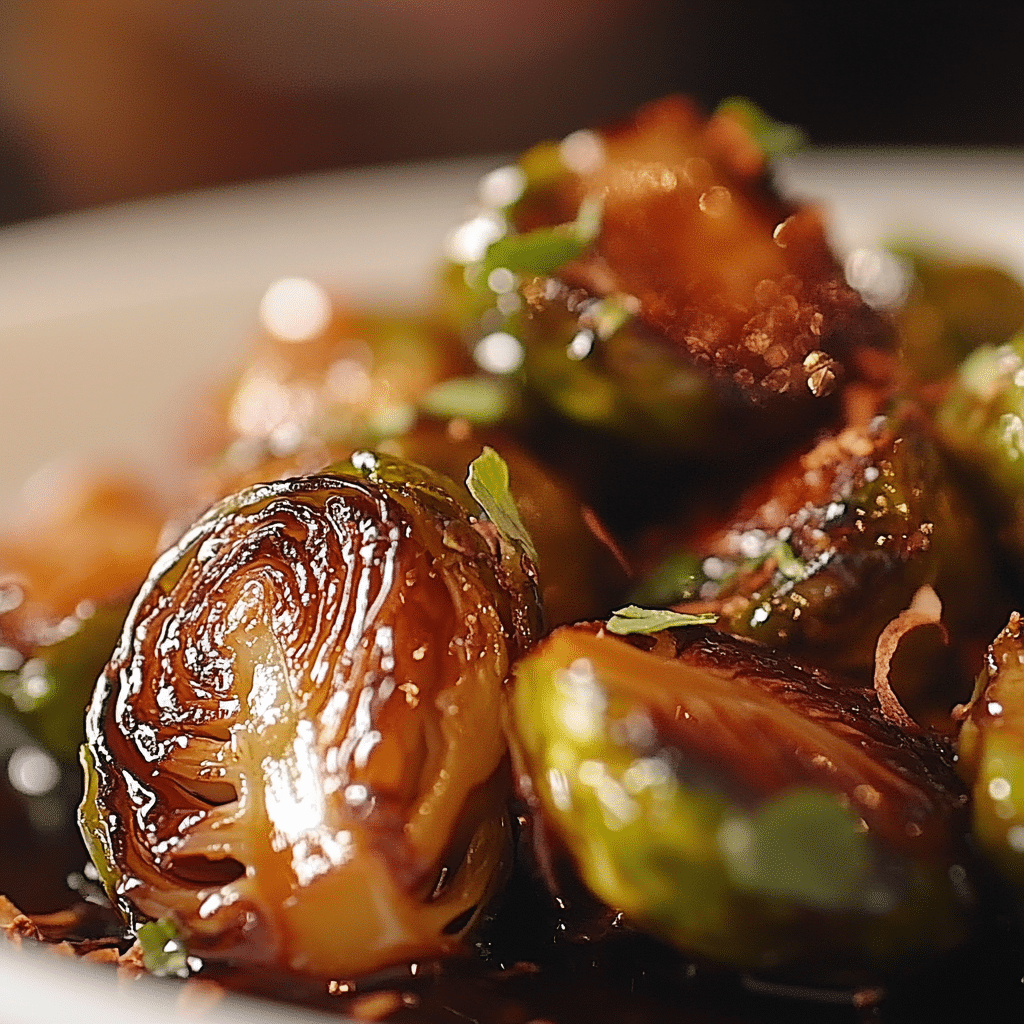 Roasted Balsamic Brussels Sprouts