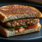 Homemade Vegan Burger