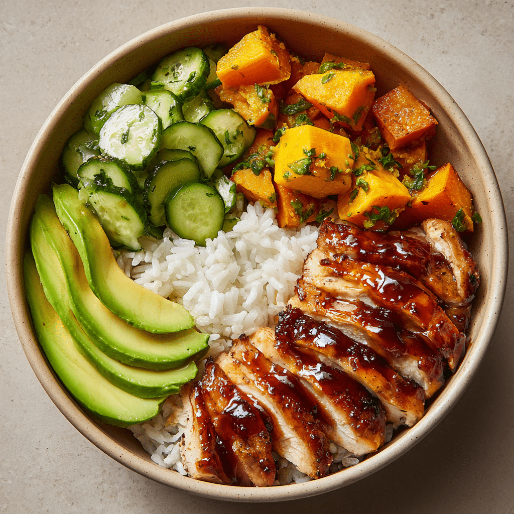 Hot Honey Chicken Bowls