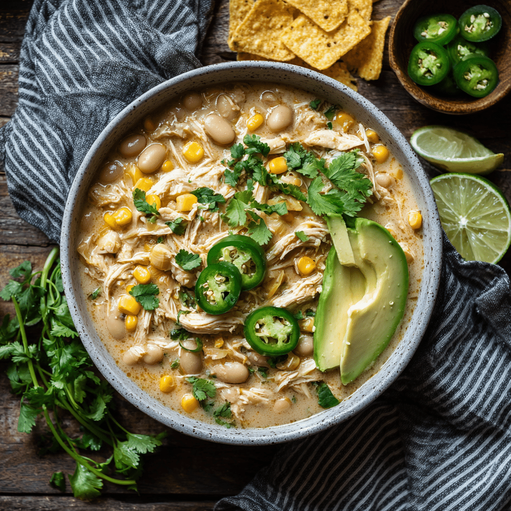 Crockpot White Chicken Chili