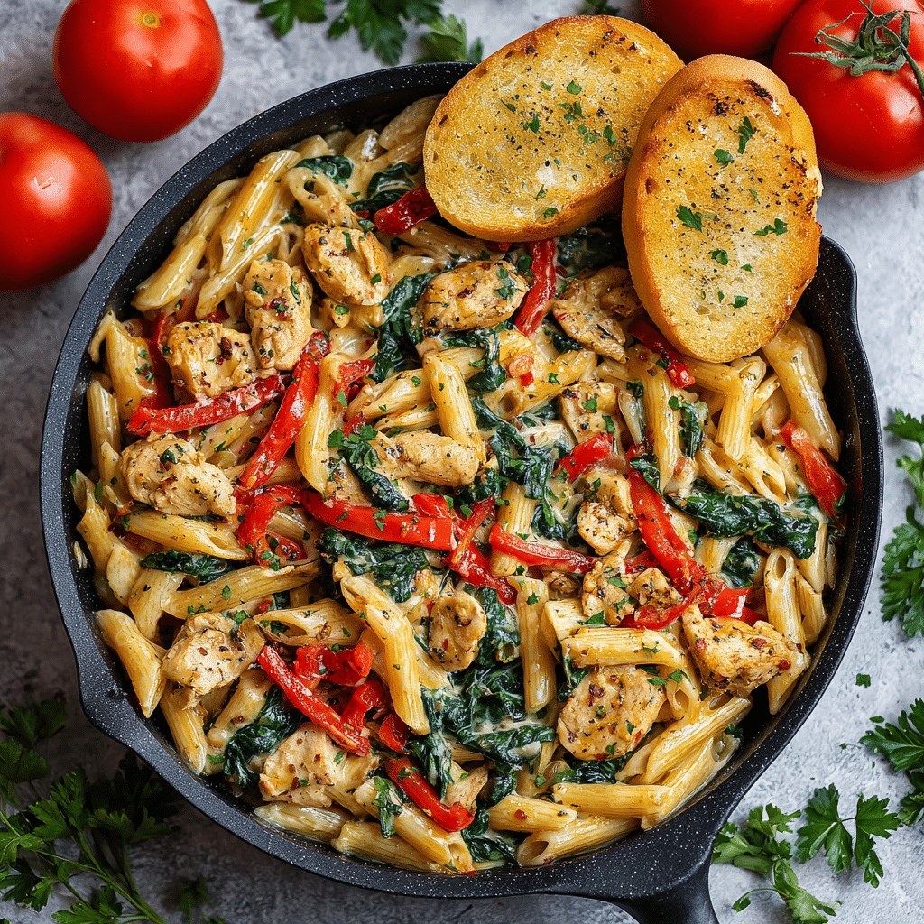 Creamy Tuscan Chicken Pasta