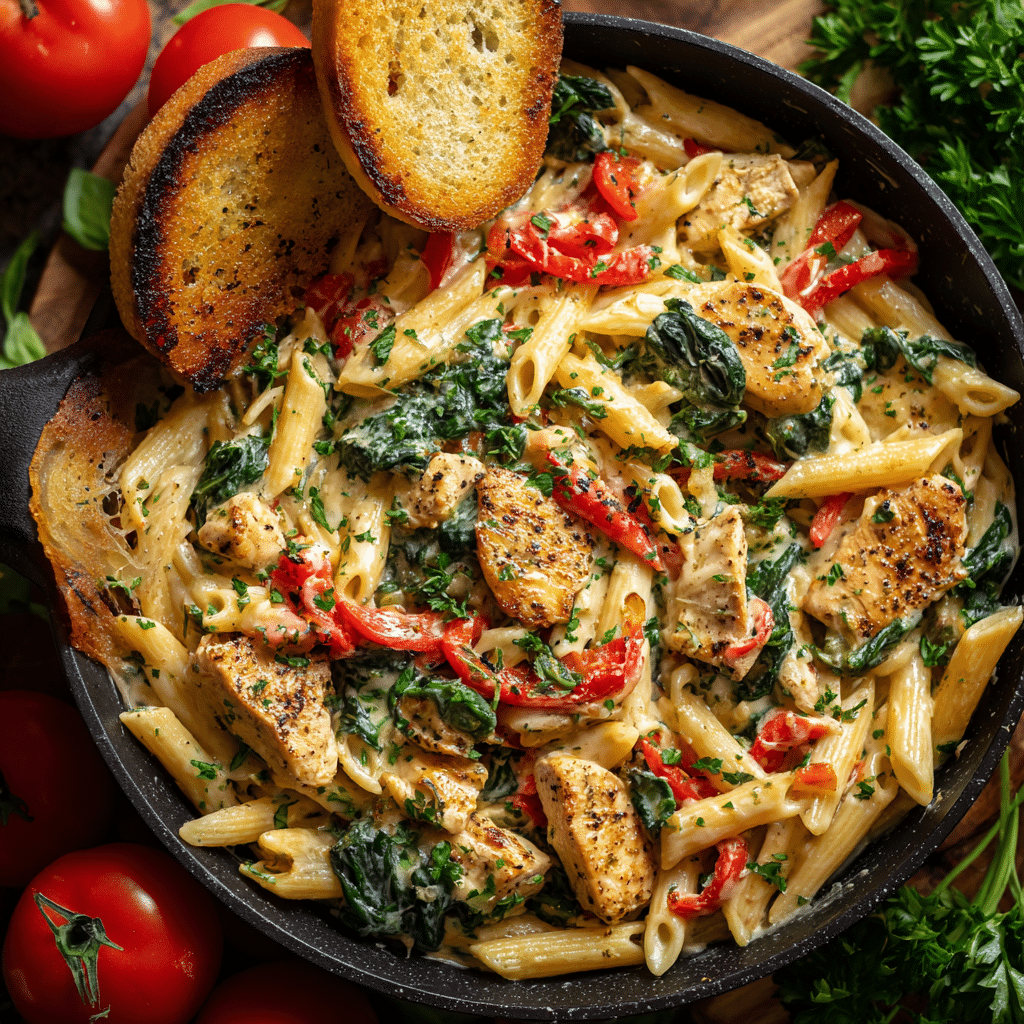 Creamy Tuscan Chicken Pasta