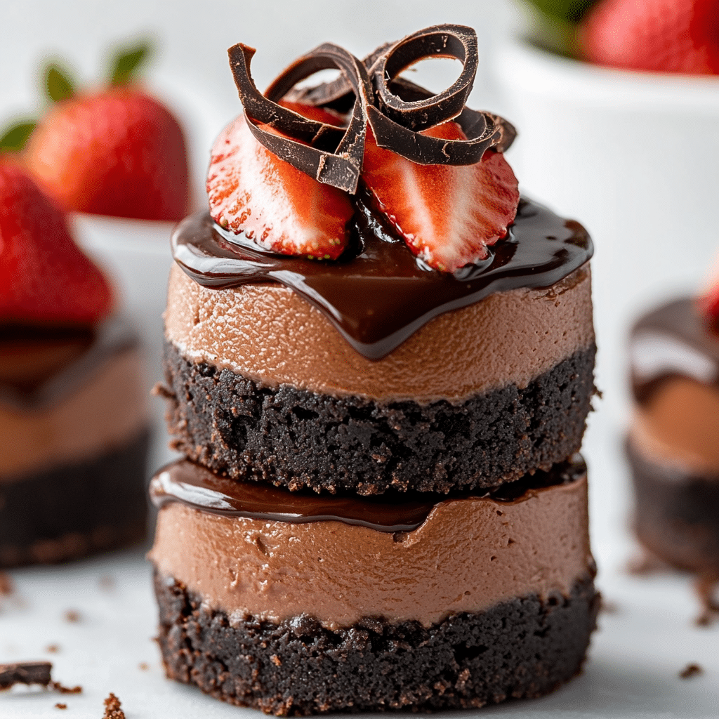 Mini Chocolate Cheesecakes