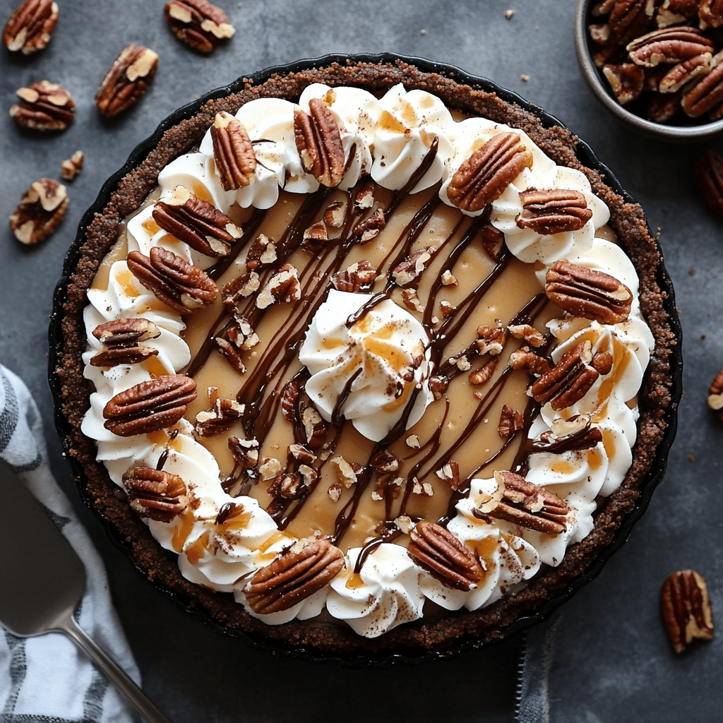 No Bake Turtle Pie