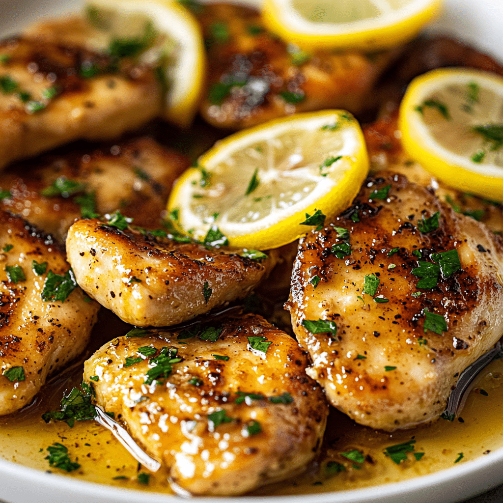 Lemon Chicken Recipe (with Lemon Butter Sauce)