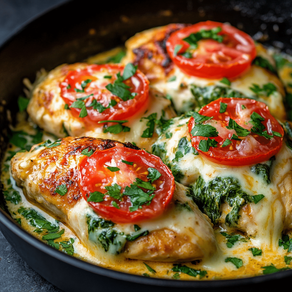 Spinach Stuffed Chicken Breast