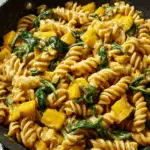 Creamy One Pot Spinach and Artichoke Pasta (30-Minutes)