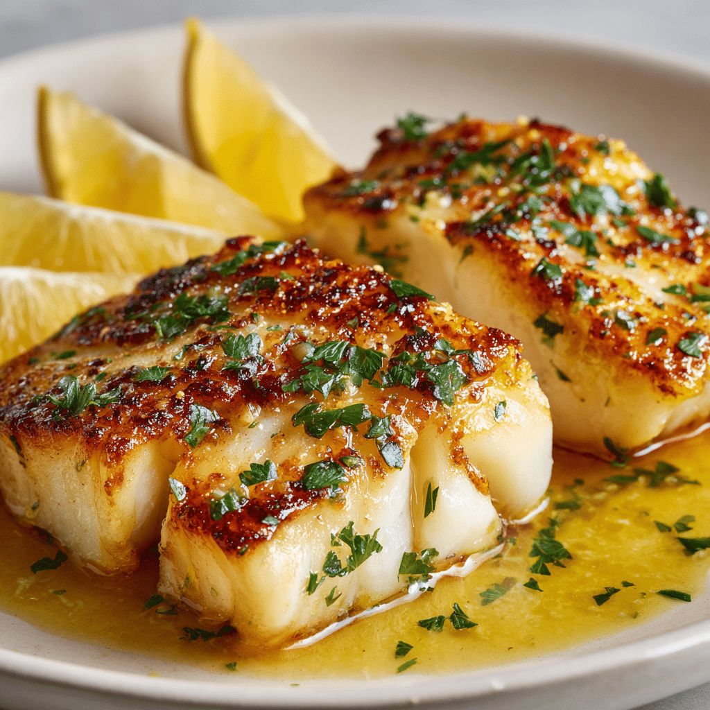 Baked Lemon Butter Cod (25-Minutes)