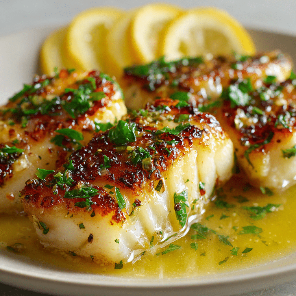 Baked Lemon Butter Cod (25-Minutes)