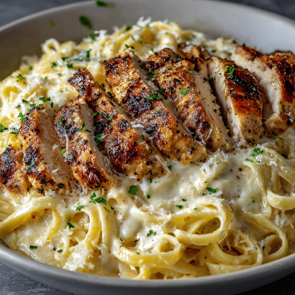 Creamy Chicken Alfredo Pasta