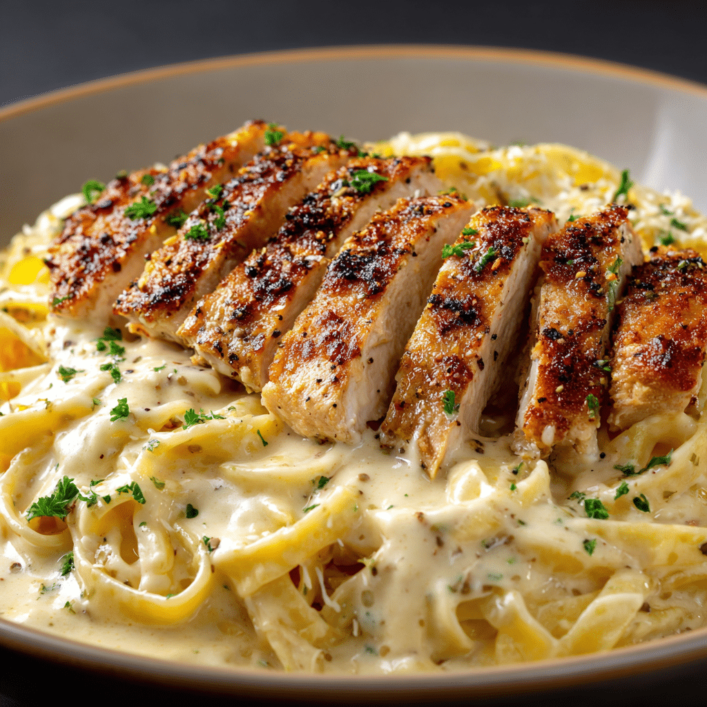 Creamy Chicken Alfredo Pasta