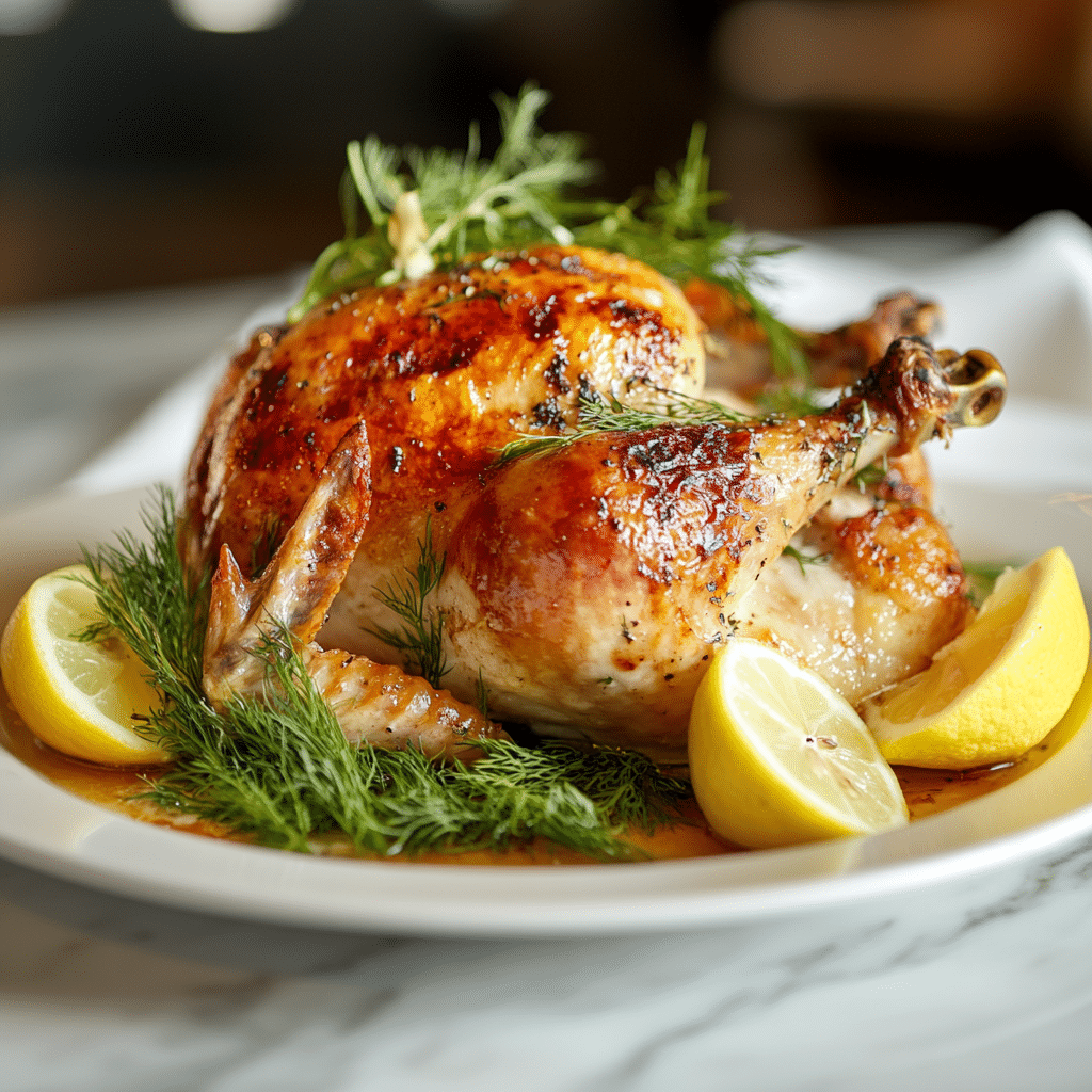 Roasted Chicken with Garlic & Herbs