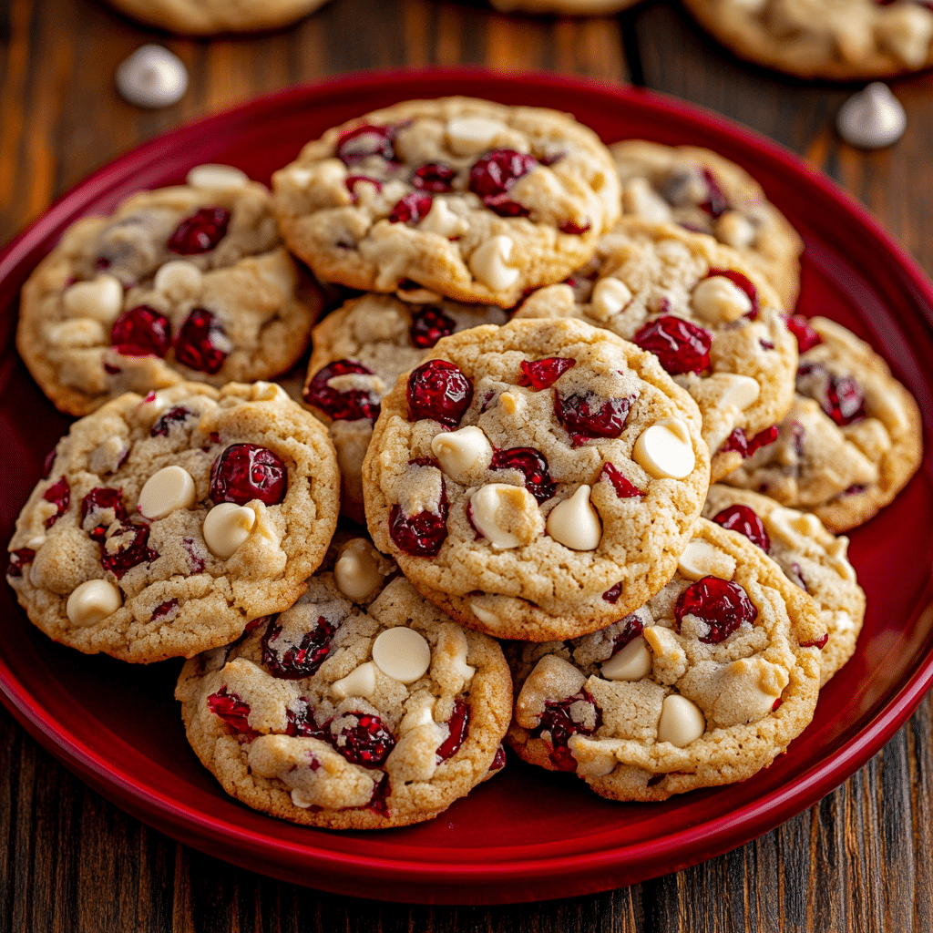 White Chocolate Cranberry Cookies