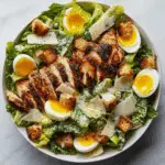 Skinny Chicken and Avocado Caesar Salad