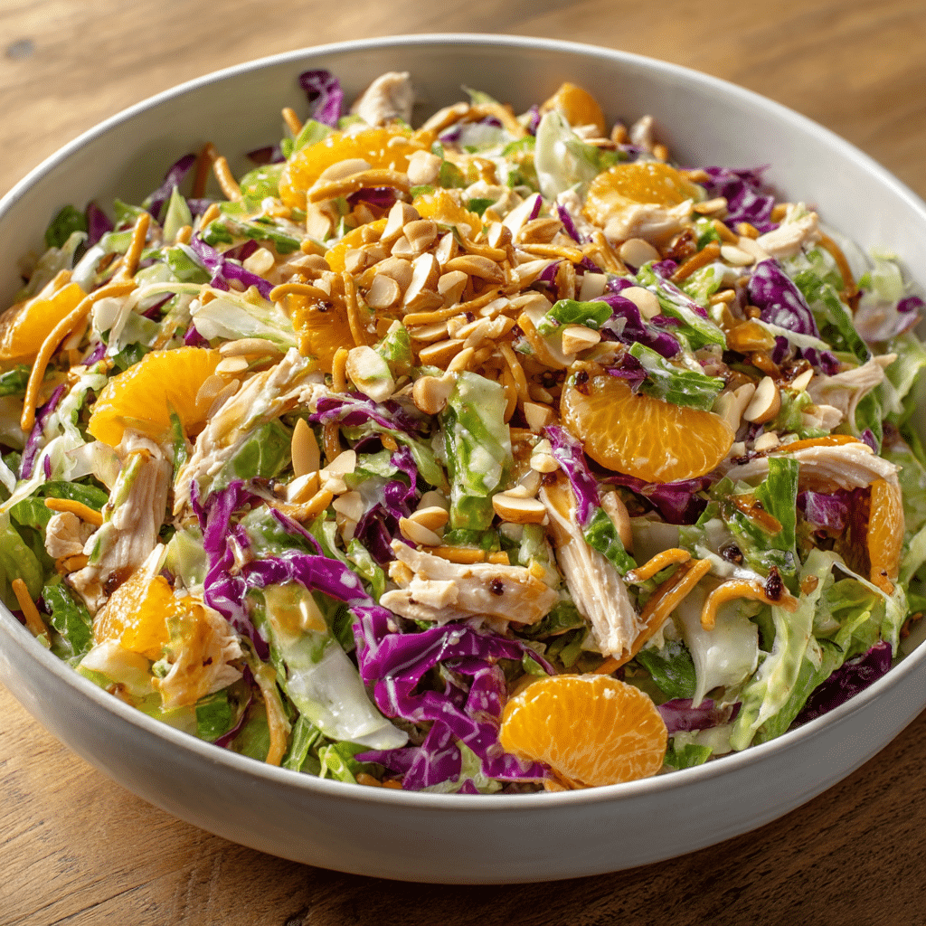 Asian Chicken Salad With Ginger Dressing