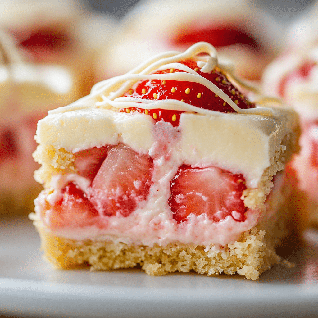 Strawberry Cheesecake Shortbreads