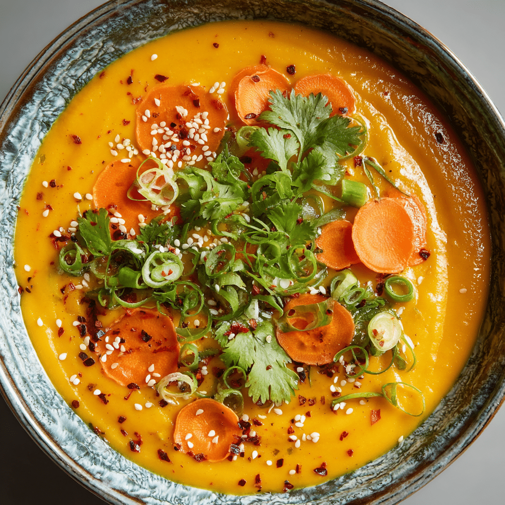 Spiced Coconut Carrot Soup