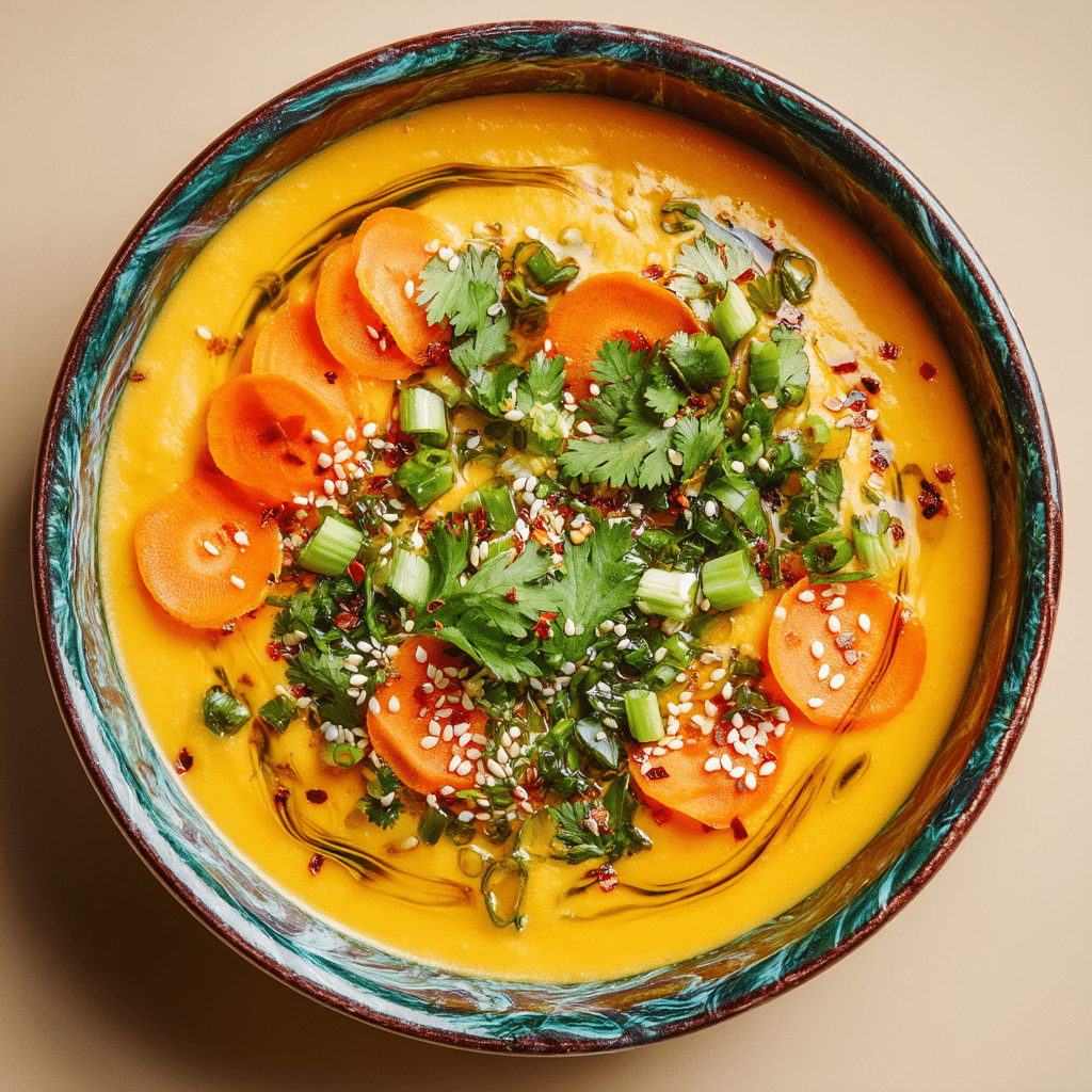Spiced Coconut Carrot Soup