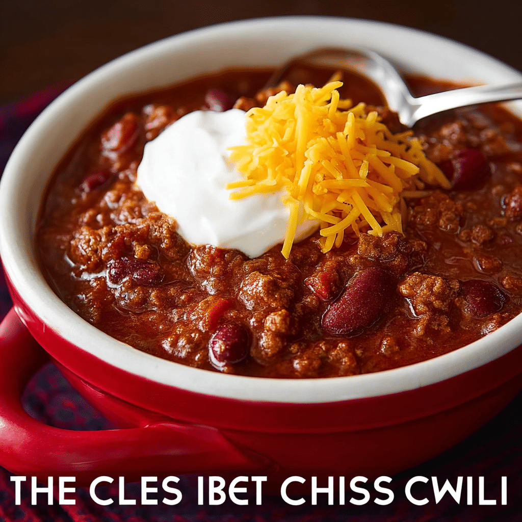 The Best Classic Chili