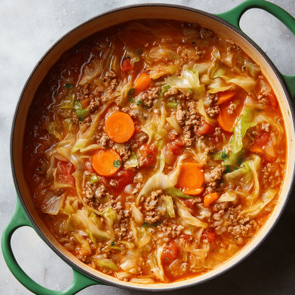 Italian Sausage and Cabbage Soup