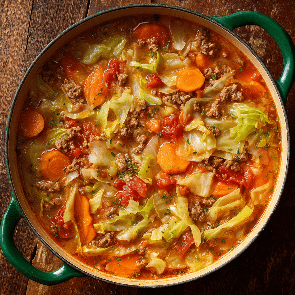 Italian Sausage and Cabbage Soup