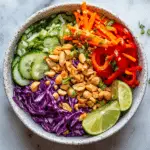 Thai Crunch Salad + Citrus Peanut Dressing