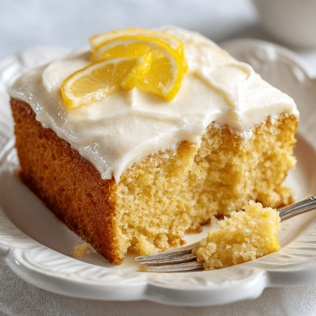 Lemon Sheet Cake