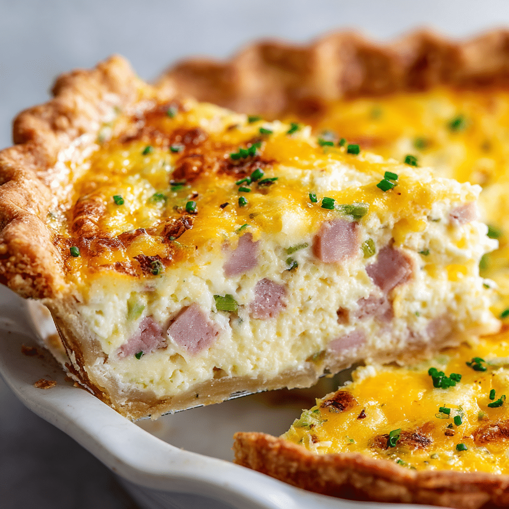 Ham and Cheese Quiche