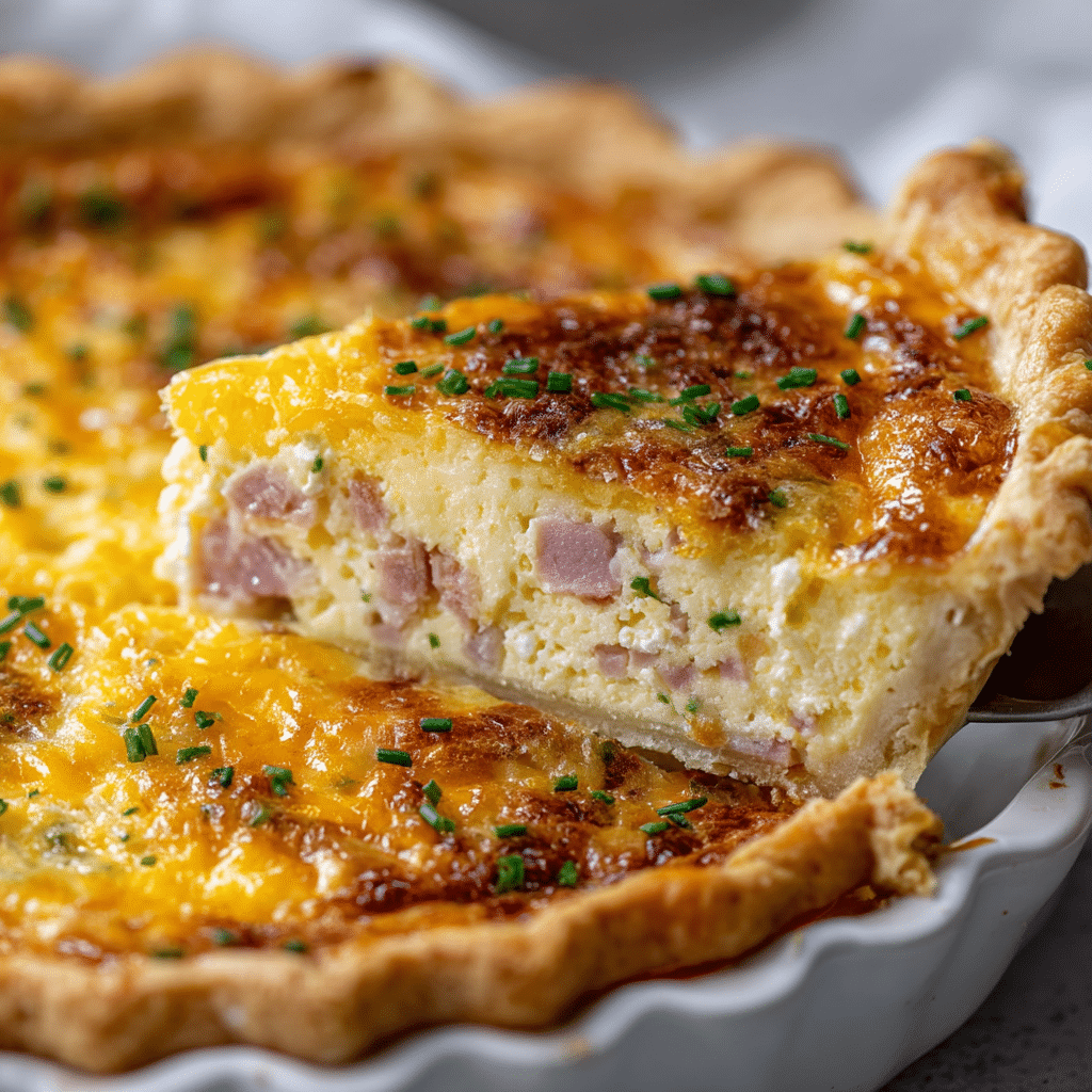 Ham and Cheese Quiche