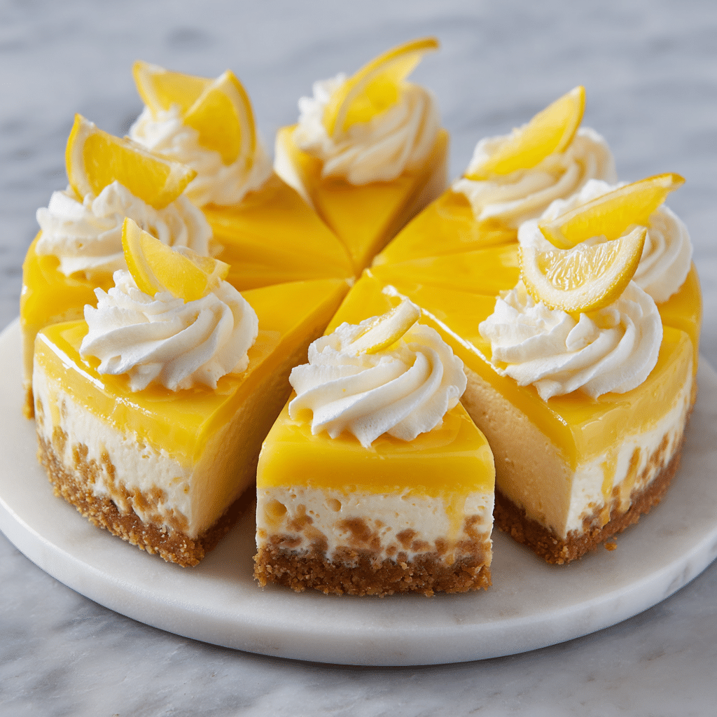 Lemon Cheesecake (No Bake)