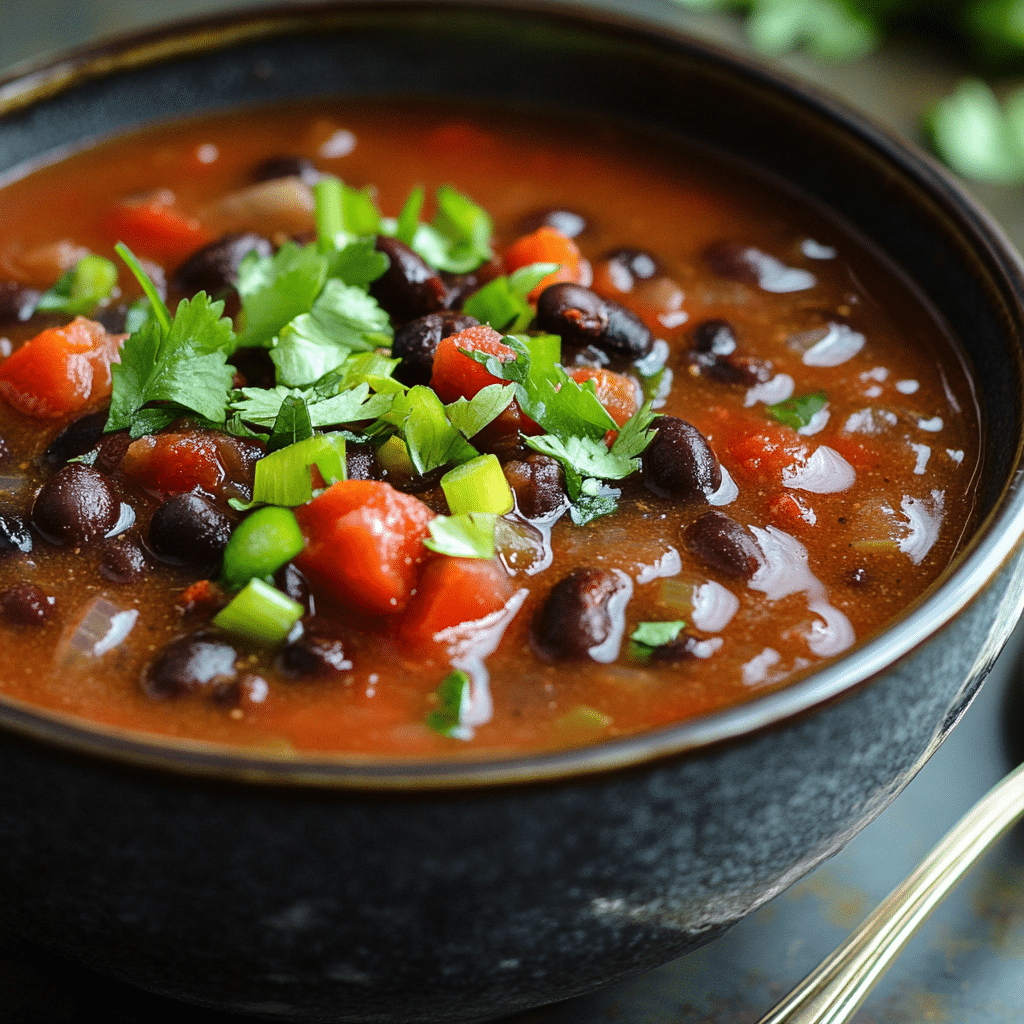 Spicy Black Bean Soup