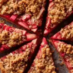 Rhubarb Crumble Tart