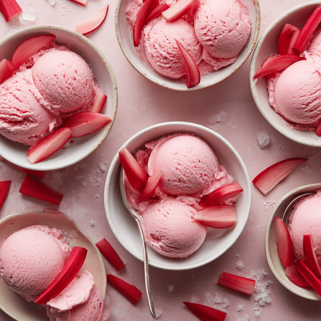 Rhubarb Gelato