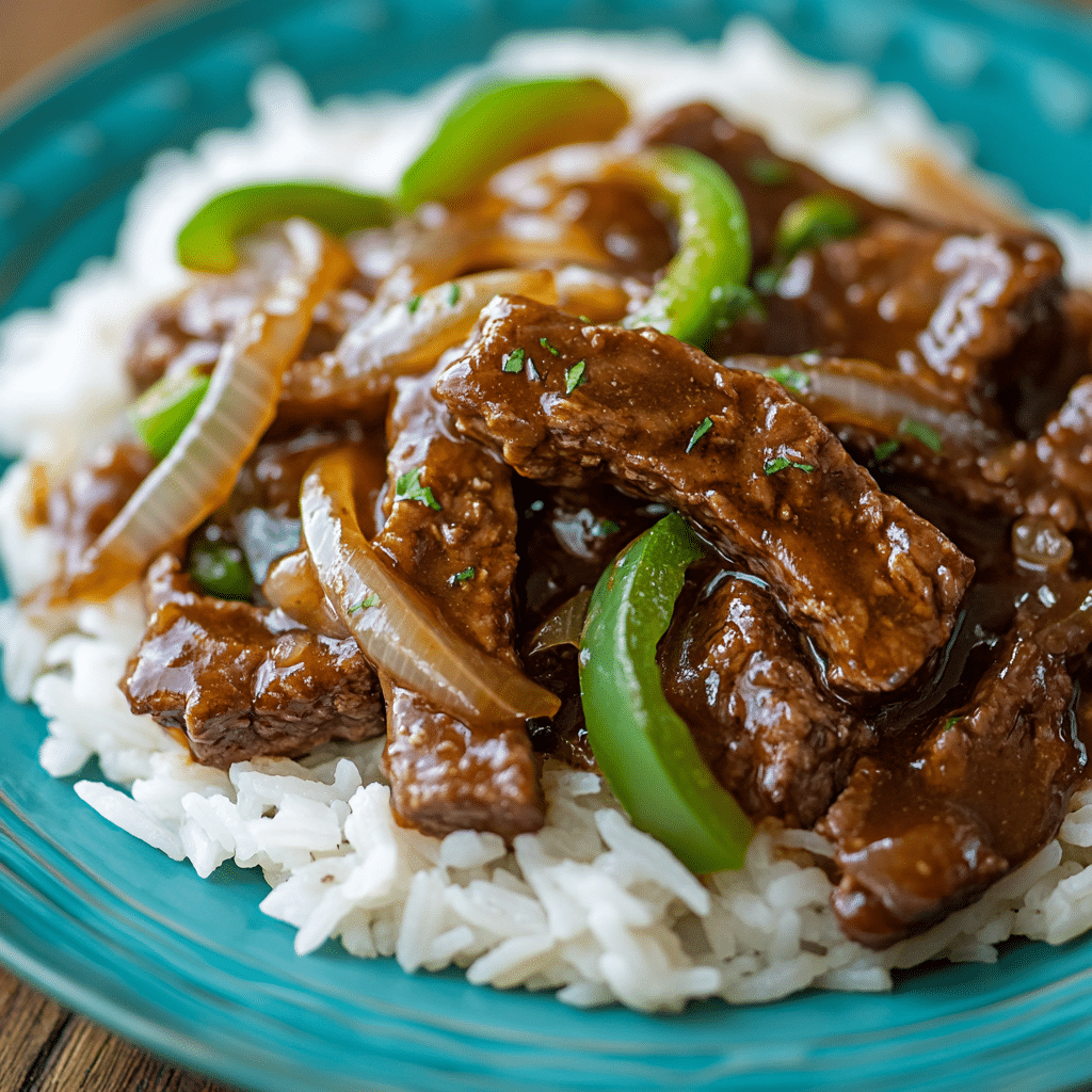 Beef Tips And Rice