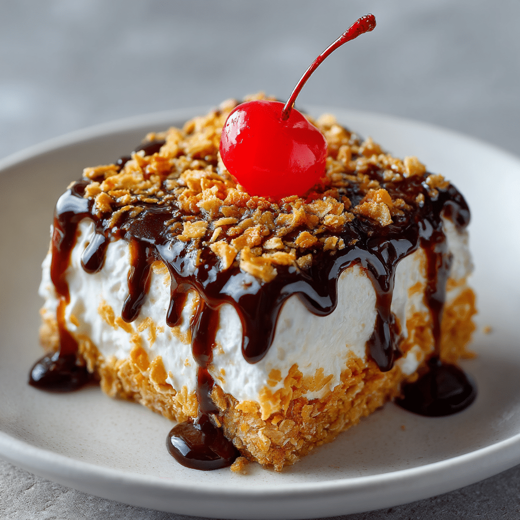 Fried Ice Cream Dessert