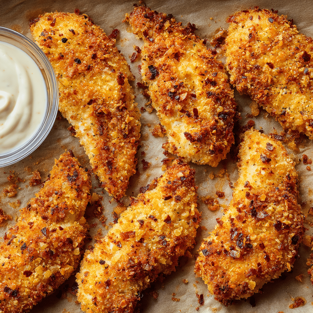 Crispy Sriracha Buttermilk Oven Fried Chicken