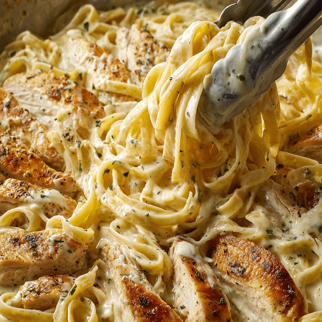Chicken Fettuccine Alfredo